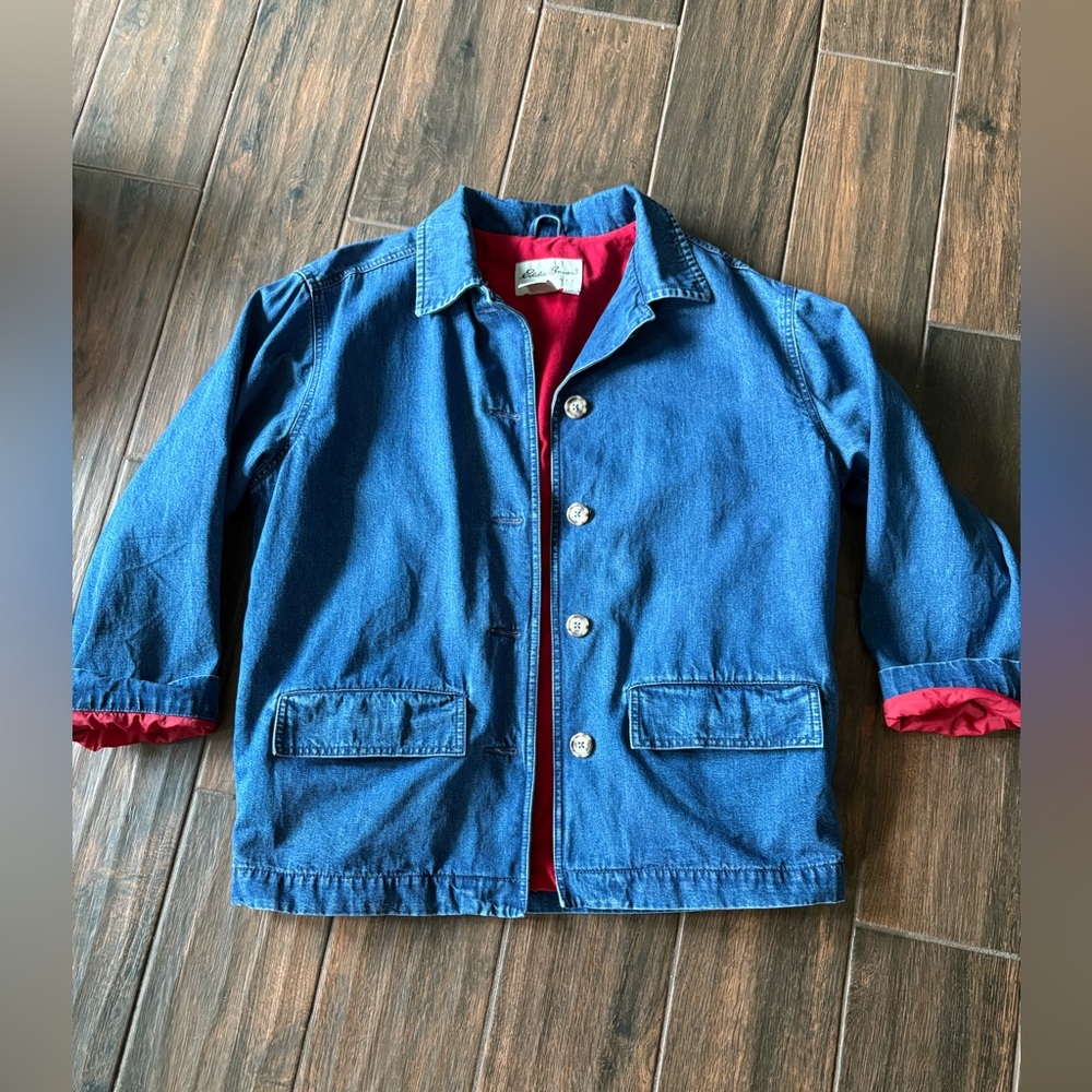 Eddie Bauer Vintage Denim Chore Jacket